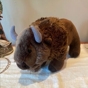 Plush Bison stuffed animal  - Brown
